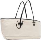 JW Anderson Off-White Stretch Anchor Canvas Tote