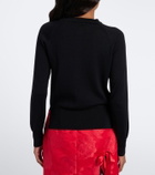 Simone Rocha Embellished wool and silk cardigan