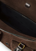 Mulberry Roxanne Small Suede Cross-body bag - Dark Brown - One Size