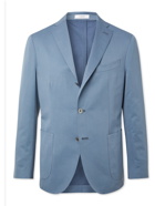 BOGLIOLI - Solaro Wool and Cotton-Blend Suit Jacket - Blue