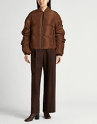 Khrisjoy Womens Puffer in Brown