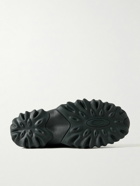 Oakley Factory - Brain Dead Chop Saw Logo-Embellished Mesh and Suede Slip-On Sneakers - Black