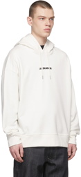 Jil Sander Off-White Logo Hoodie