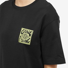 Samsøe Samsøe Women's Gone Fishing Uni T-Shirt in Black Gone Fishing