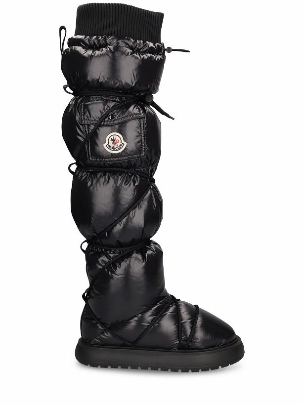 Photo: MONCLER Gaia Pocket High Nylon Snow Boots