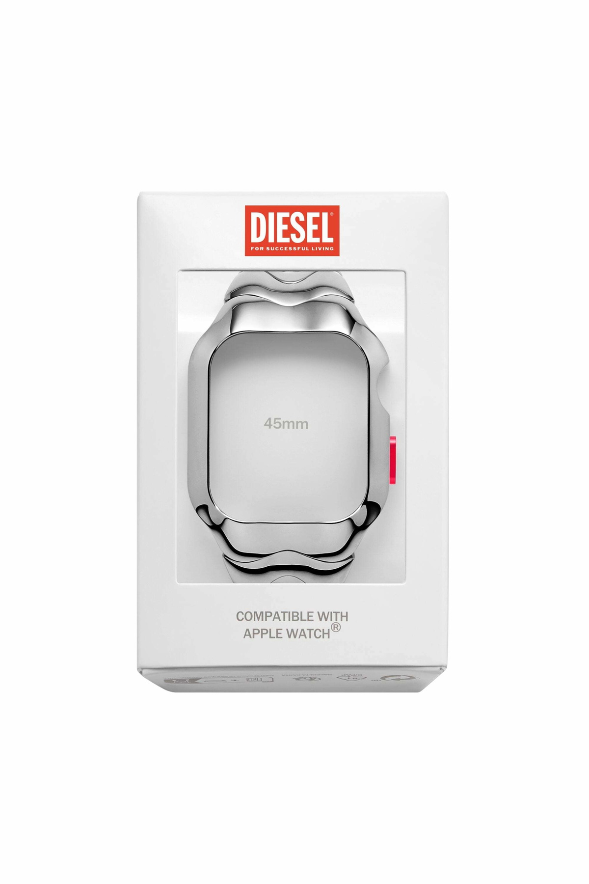Diesel Stainless Steel Unibody for Apple watch, 45mm - Straps - Unisex - Silver