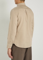 Tom Ford Cotton and Linen-blend Shirt Beige