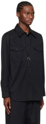 LEMAIRE Black Relaxed Shirt