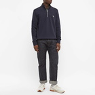 Paul Smith Men's Zebra Half Zip Sweat in Navy