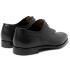 George Cleverley - Anthony Pebble-Grain Leather Oxford Brogues - Black