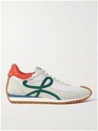 LOEWE - Paula's Ibiza Flow Runner Leather-Trimmed Nylon and Suede Sneakers - White