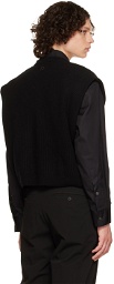 Wooyoungmi Black Cropped Vest