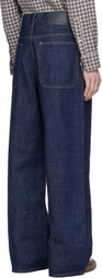 Sunflower Navy Super Wide Jeans