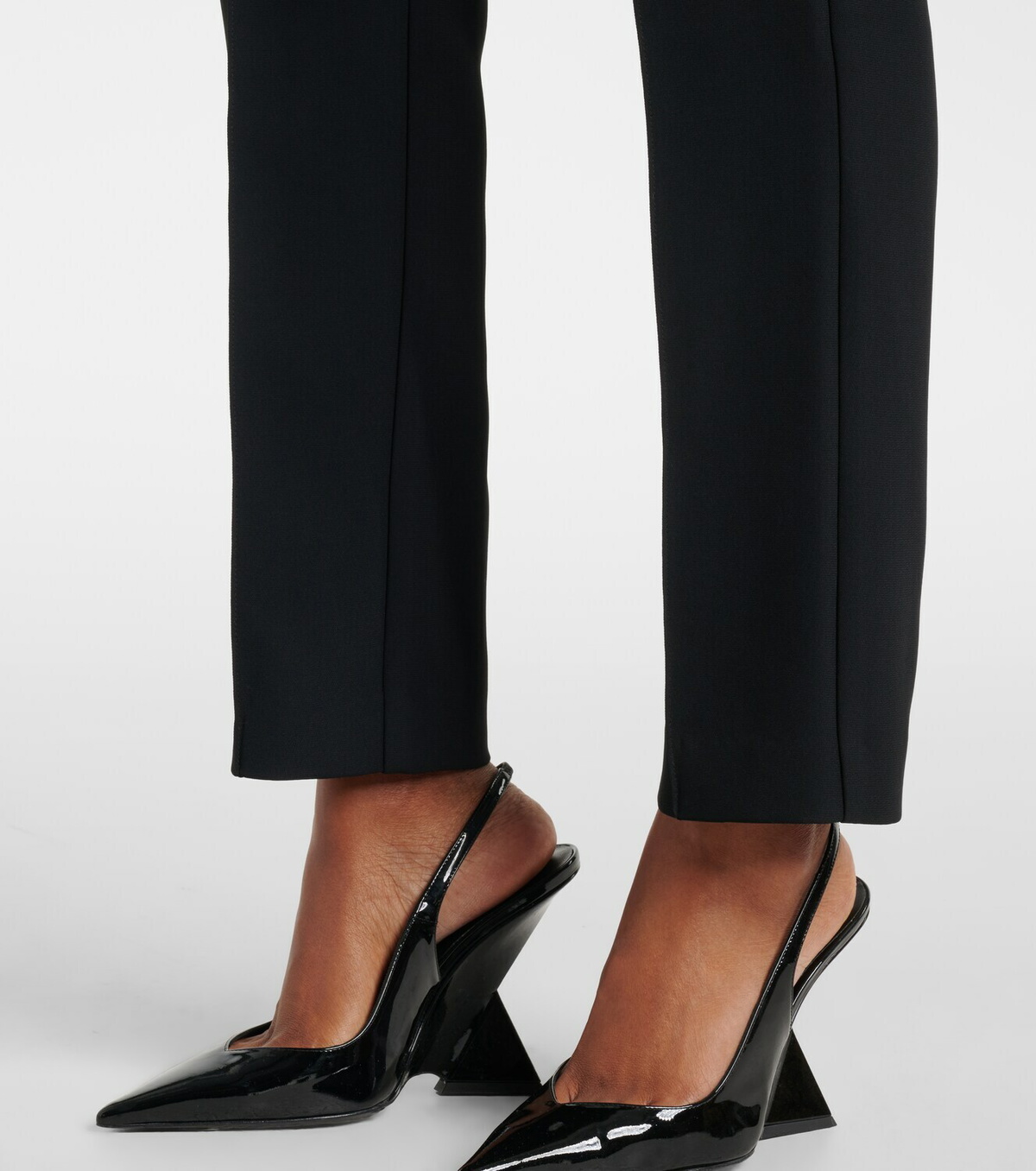 Maticevski Relate peplum satin slim pants