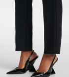 Maticevski Relate peplum satin slim pants