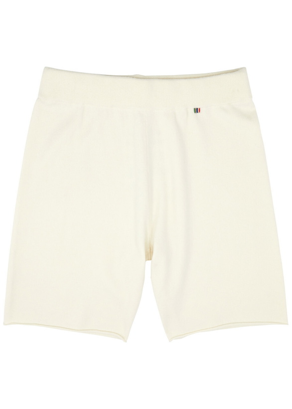 Photo: Extreme Cashmere N°240 Laufen Cashmere-blend Shorts - Cream - One Size