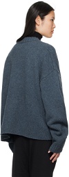 Martine Rose Navy Oversized Sweater