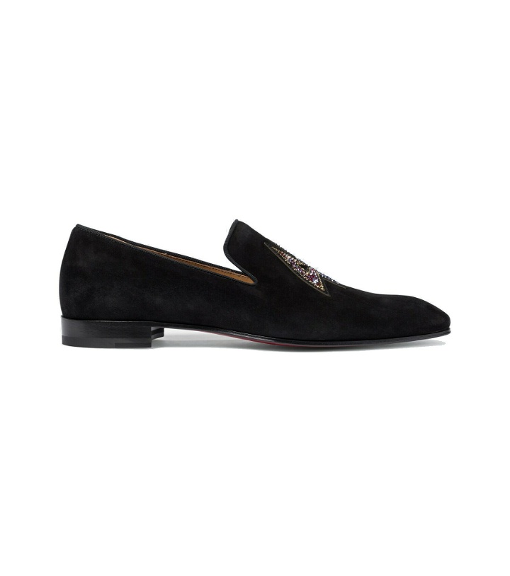 Photo: Christian Louboutin - Dandelion suede loafers