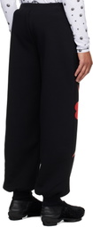 Chopova Lowena Black Blade Sweatpants