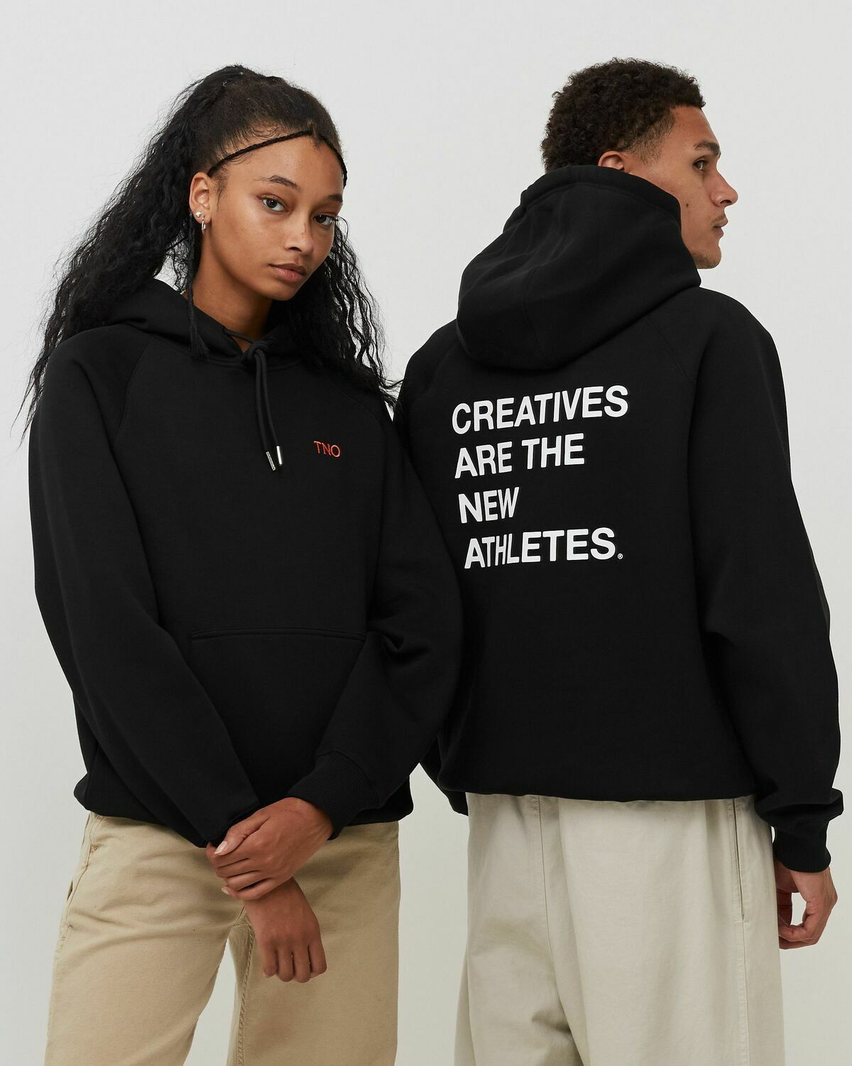 The New Originals Catna Hoodie New Fit Black Mens Hoodies