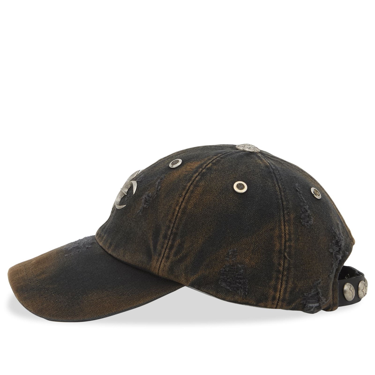 Thug Club Men's Faded Cap in Rust Black 
