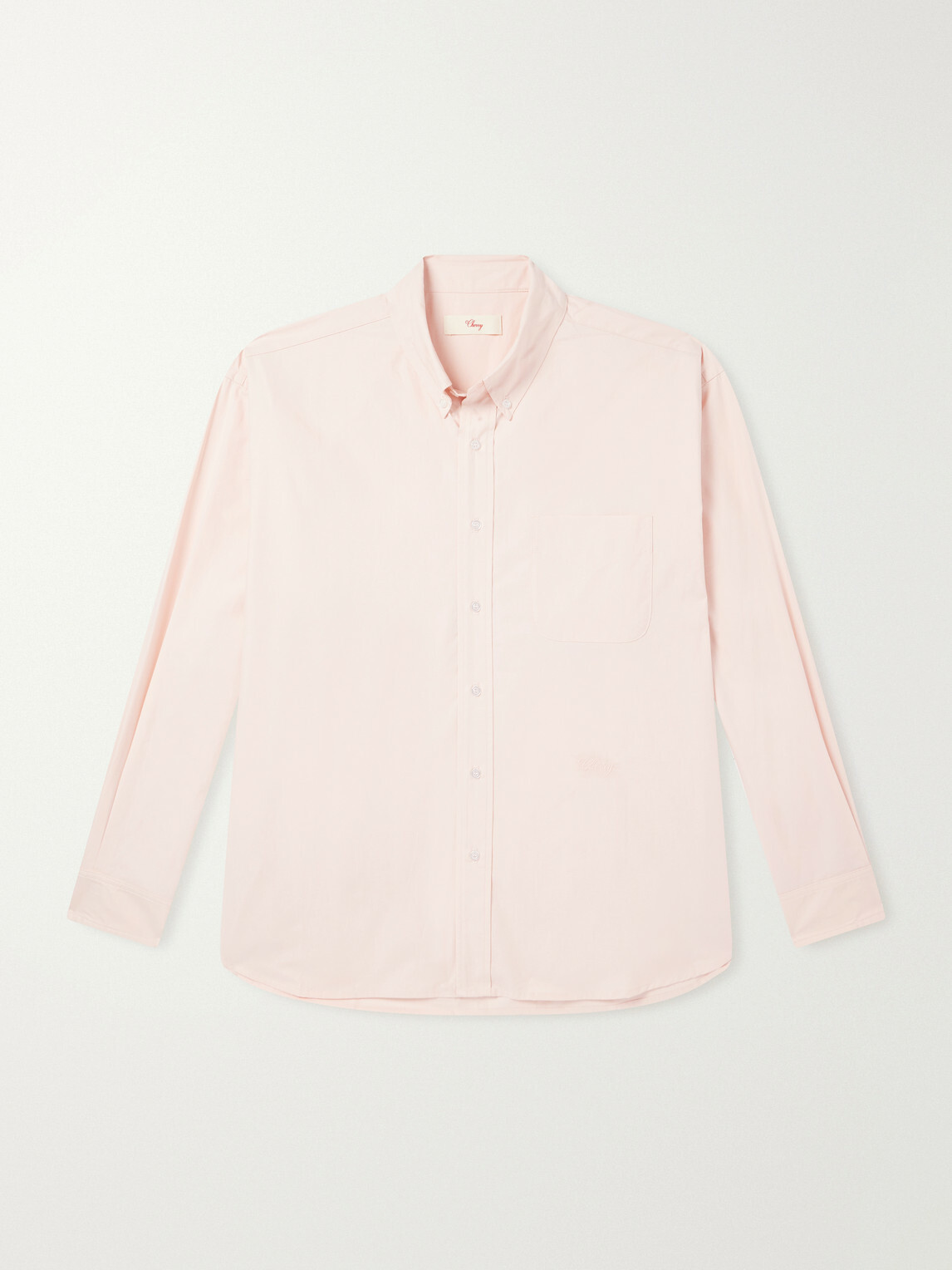 Cherry Los Angeles - Button-Down Cotton-Poplin Shirt - Pink