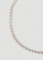 Spike Chain Necklace in Silver