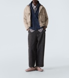 A.Presse Vintage cotton zip-up hoodie