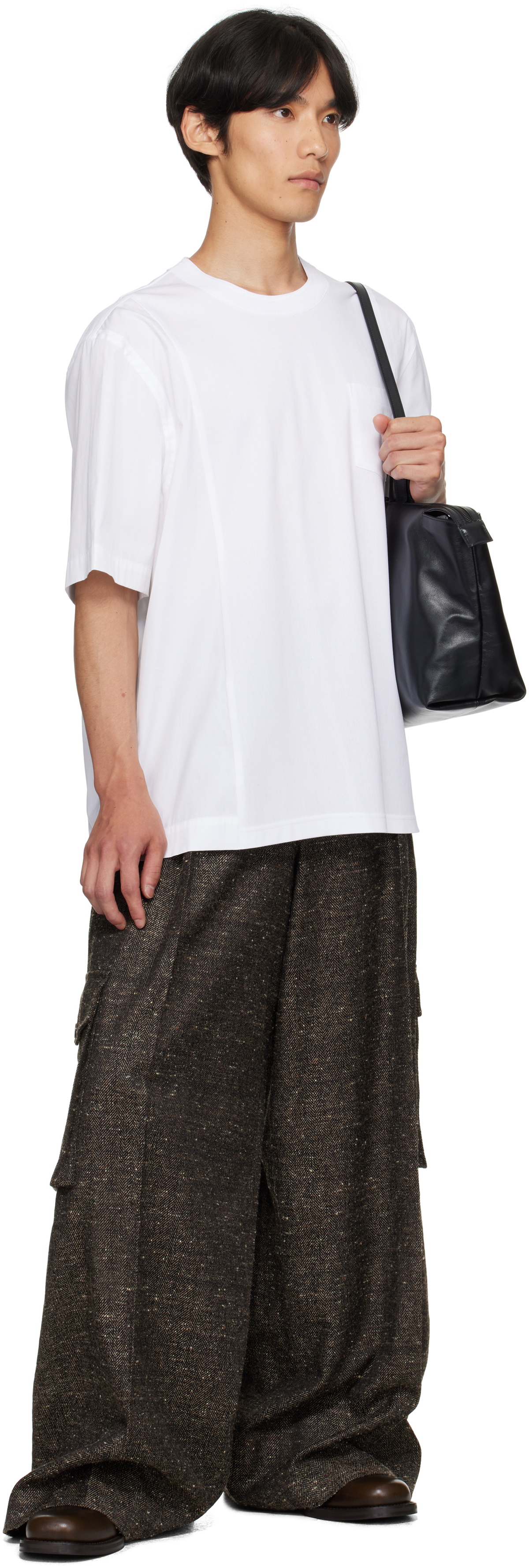 sacai 国内買付 Poplin x Cotton Jersey T-Shirt Cotton Poplin x Cotton Jersey T-Shirt | sacai Official Store