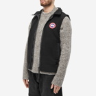 Canada Goose Men's Mersey Fleece Vest in Black