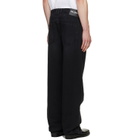 BALMAIN Black Loose-Fit Jeans