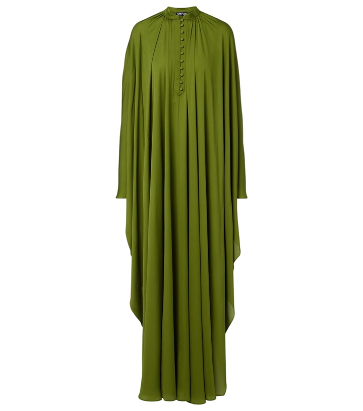 Photo: Tom Ford Draped silk georgette kaftan