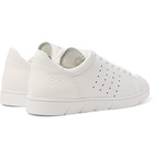 Loewe - Smooth and Full-Grain Leather Sneakers - White