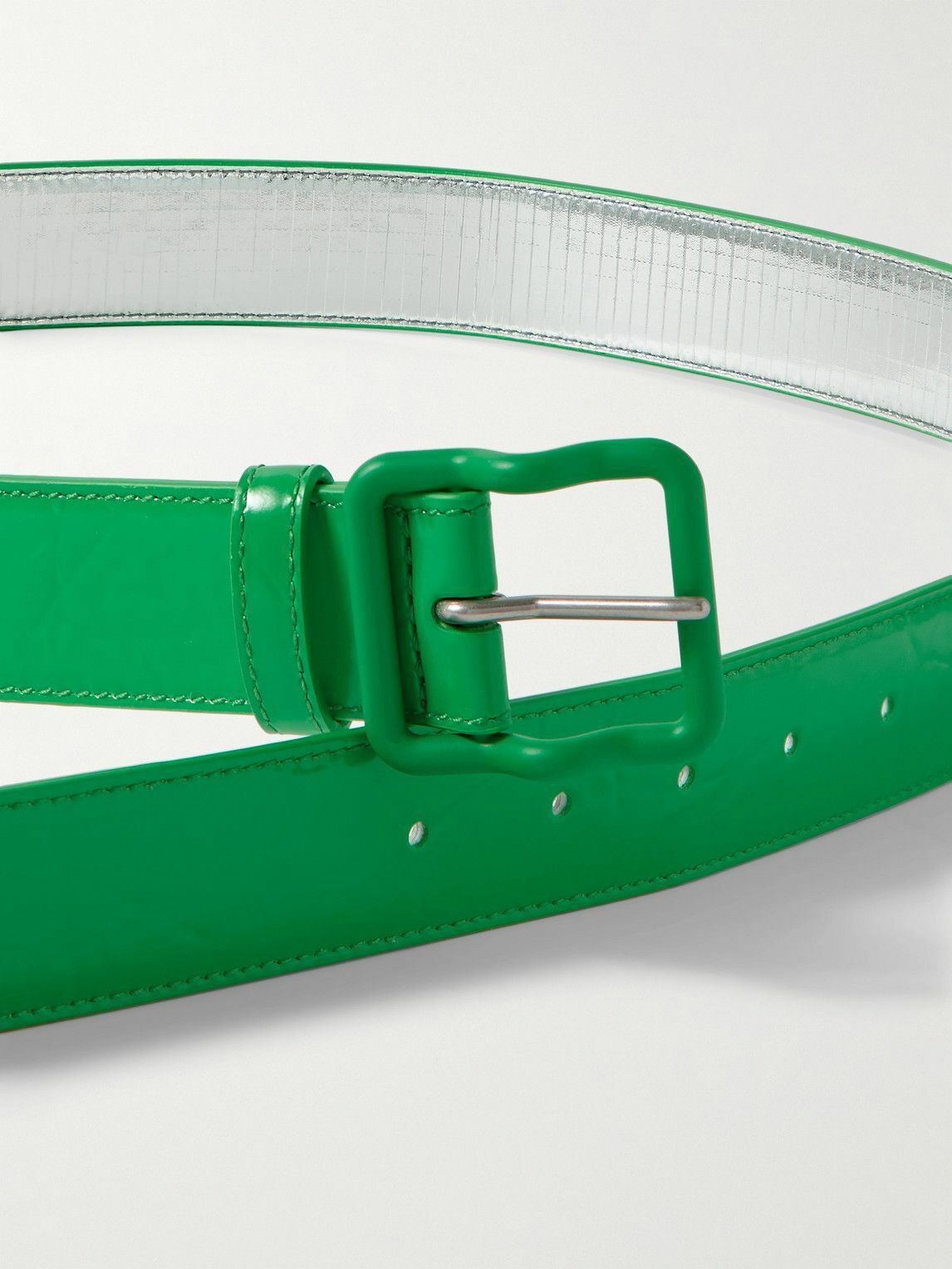 Bottega Veneta Intrecciato leather belt - Green