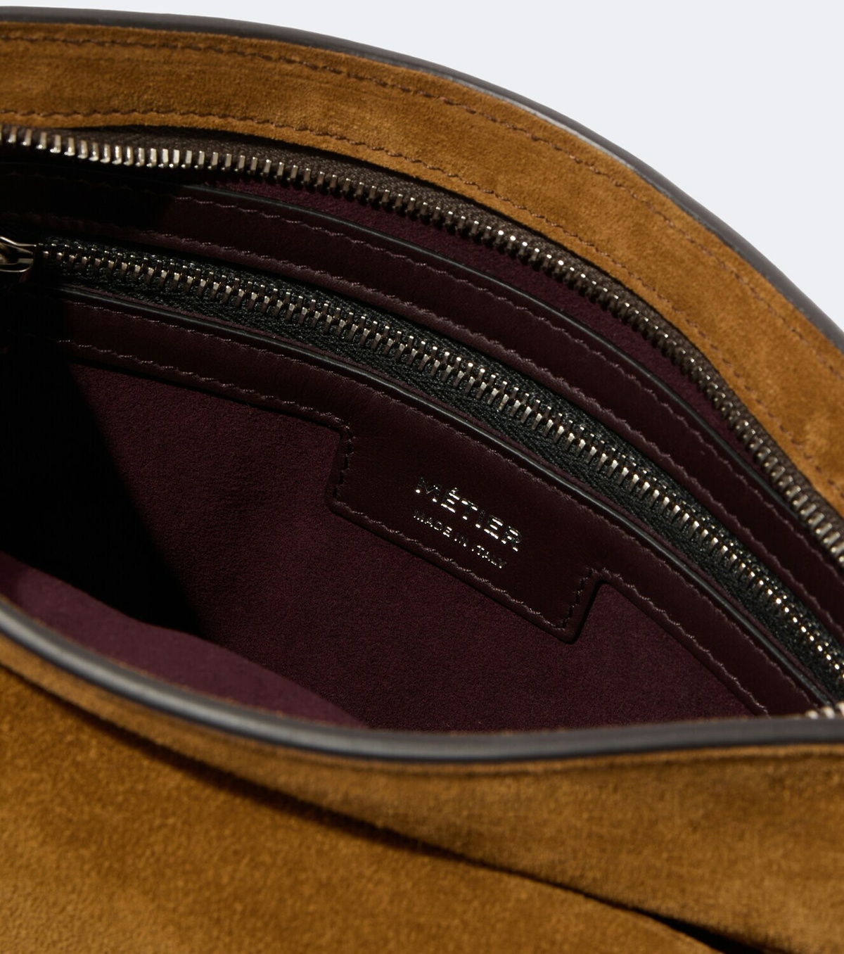 Métier Slide suede messenger bag