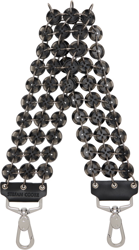 Photo: Stefan Cooke Black Short Button Bag Strap