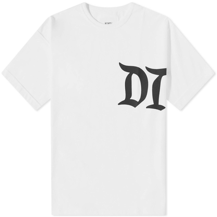 Photo: WTAPS Men's Design 02 SQD T-Shirt in White