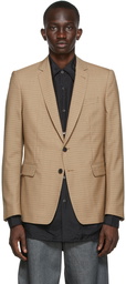 Dries Van Noten Beige Check Blazer