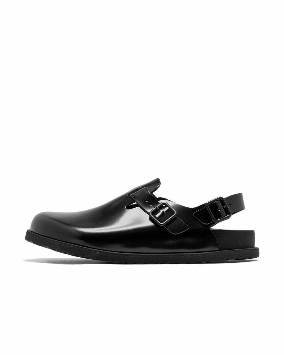 Photo: Birkenstock 1774 Tokio Shiny Leather Black - Mens - Sandals & Slides