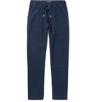 Vilebrequin - Pacha Linen Drawstring Trousers - Men - Navy