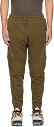 C.P. Company Khaki Paneled Lounge Pants