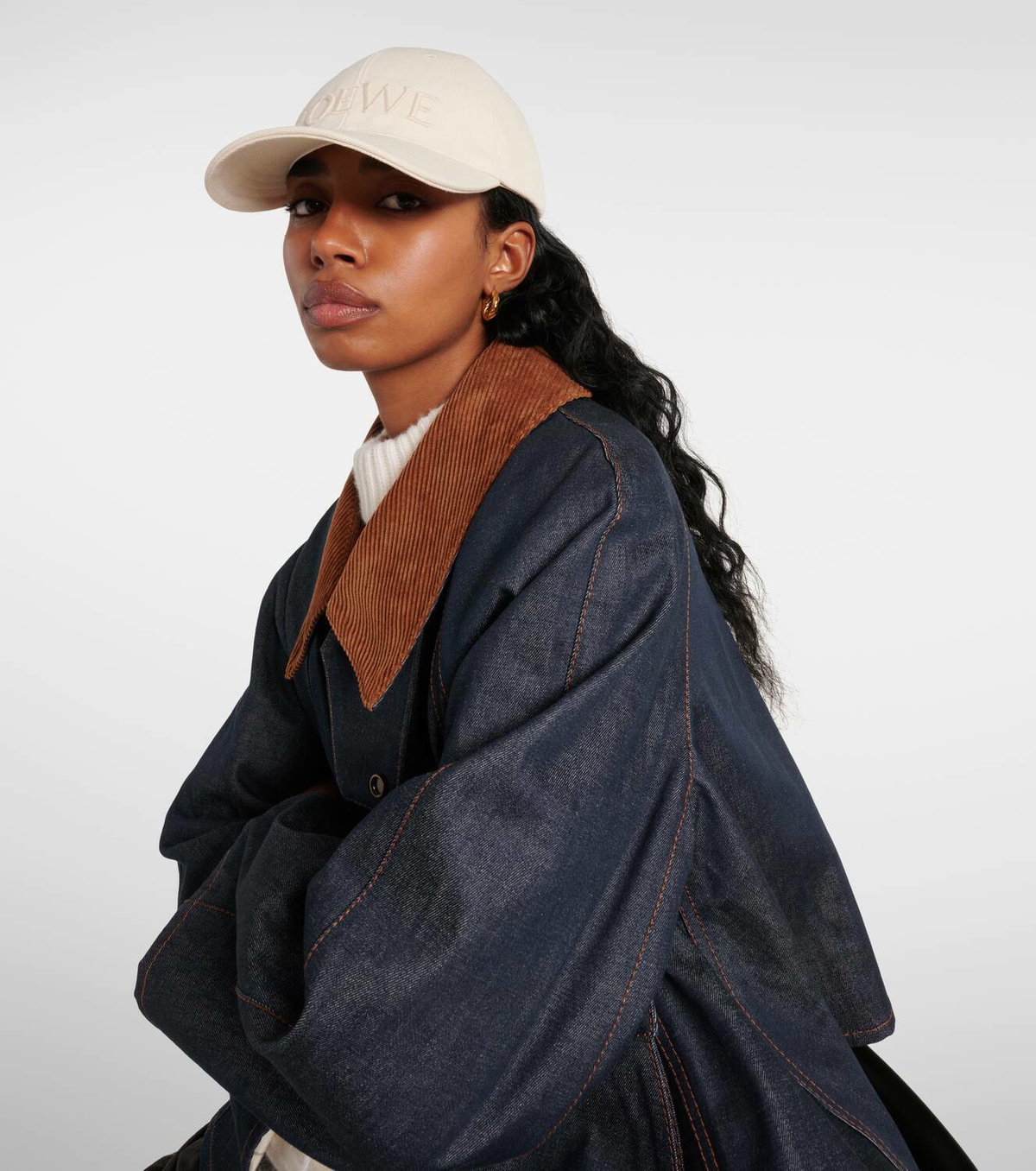 Loewe Logo embroidered baseball cap