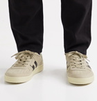 TOM FORD - Radcliffe Leather-Trimmed Nubuck Sneakers - Neutrals