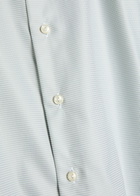 Eton Houndstooth Cotton-twill Shirt Light Green