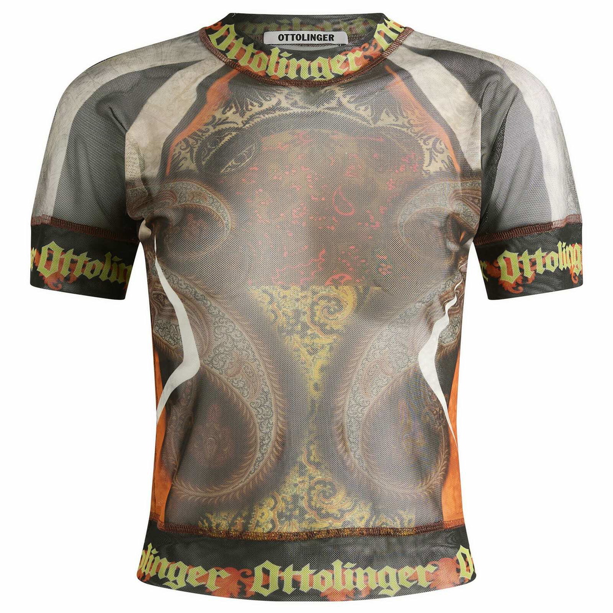 Ottolinger Women's Mesh T-Shirt in Paisley