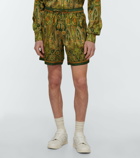 Amiri - Tapestry printed Bermuda shorts