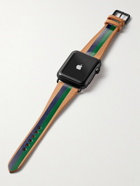laCalifornienne - Ivy Striped Leather Watch Strap