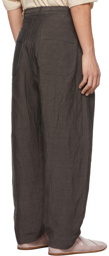Jan-Jan Van Essche Grey Linen #68 Trousers