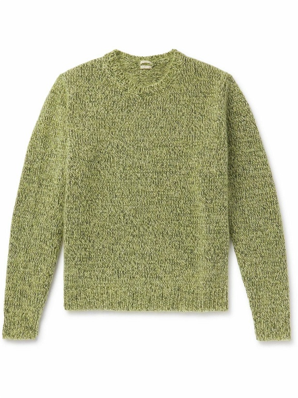 Photo: Massimo Alba - Wool, Mohair and Silk-Blend Sweater - Green