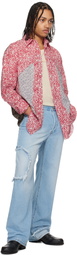 Edward Cuming Blue Circle Window Jeans